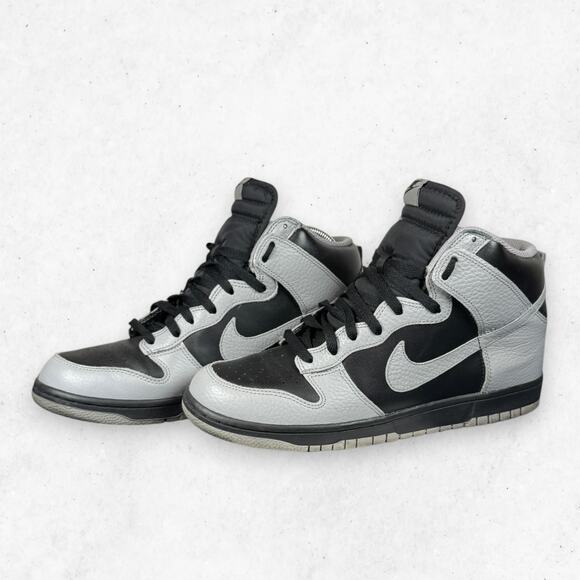 Nike Dunk High Black Medium Grey 317982-044 Men\'s US 10 2011 No Box main image 7
